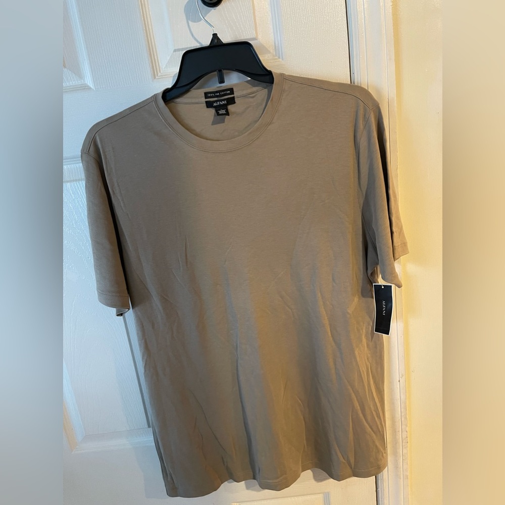 Alfani, 100 Percent Pima Cotton T-Shirt, New With Tags